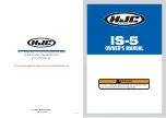 Предварительный просмотр 1 страницы HJC IS-5 Owner'S Manual