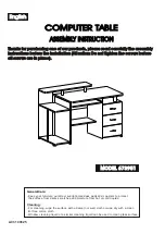 HJH office 673951 Aassembly Instructions preview