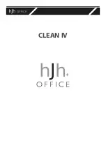 Preview for 1 page of HJH office CLEAN IV Manual