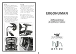 HJH office ERGOHUMAN Assembly Instructions preview