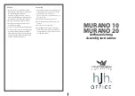 HJH office MURANO 10 Assembly Instructions preview