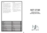 Preview for 1 page of HJH office NET-STAR Assembly Instructions