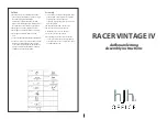 Preview for 1 page of HJH office RACER VINTAGE IV Assembly Instructions