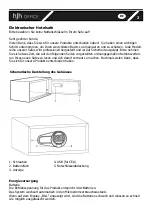 Предварительный просмотр 3 страницы HJH office SAFE COMPACT I Manual