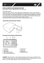 Предварительный просмотр 3 страницы HJH office SAFE COMPACT III Instruction Manual