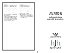 HJH office SMART PREMIUM AVATOR Assembly Instructions preview