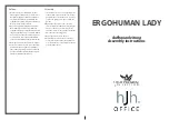 Предварительный просмотр 1 страницы HJH office SMART PREMIUM ERGOHUMAN LADY Assembly Instructions