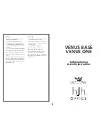 Preview for 1 page of HJH office VENUS BASE Assembly Instructions