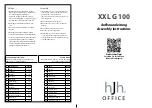 Предварительный просмотр 1 страницы HJH office XXL G 100 Assembly Instructions