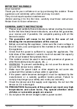 Preview for 2 page of HJM ALEA1000 Original Operating Instructions