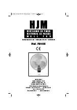 HJM FW-40D Instructions Manual предпросмотр