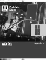 Preview for 1 page of HK Audio Actor Manual