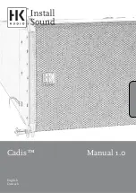 Preview for 1 page of HK Audio Cadis CAD 115 Manual