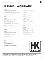 Preview for 12 page of HK Audio CLASSIC Compact 122 A Manual