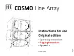 HK Audio COSMO C 10 Instructions For Use Manual preview