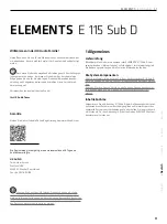 Preview for 11 page of HK Audio ELEMENTS E 115 Sub D Manual