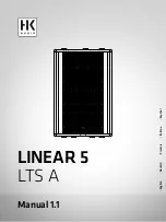 HK Audio LINEAR 5 LTS A Manual preview