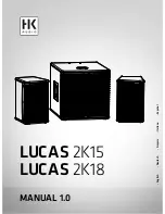 Preview for 1 page of HK Audio LUCAS 2K15 Manual