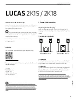 Preview for 3 page of HK Audio LUCAS 2K15 Manual