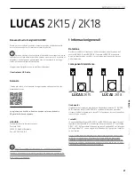 Preview for 21 page of HK Audio LUCAS 2K15 Manual