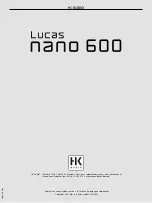 Preview for 64 page of HK Audio Lucas nano 600 Manual