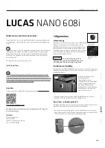 Preview for 15 page of HK Audio lucas nano 608i Manual