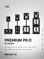 Preview for 1 page of HK Audio PREMIUM PR:O 110 XD2 Manual