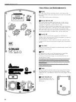 Preview for 10 page of HK Audio SONAR 115 Sub D Manual