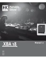 Preview for 1 page of HK Audio XBA 18 Manual