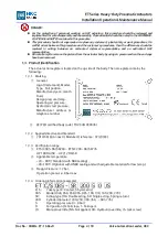 Предварительный просмотр 4 страницы HKC ET Series Installation, Operation & Maintenance Manual