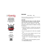 Hkoenig ALP1800 Operation Manual preview