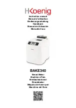 Hkoenig BAKE340 Instruction Manual preview