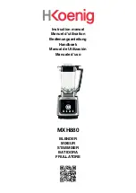 Hkoenig MXH880 Instruction Manual preview