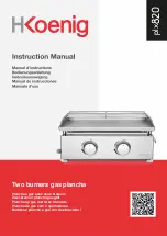 Hkoenig plx820 Instruction Manual preview