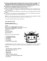 Preview for 3 page of Hkoenig SLCOOK30 Operation Manual