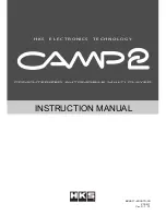 Preview for 1 page of HKS CAMP2 Instruction Manual