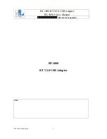 Preview for 1 page of HL-Tech BT-1008 User Manual