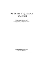 HL-Tech WL-3002B Hardware Installation And User'S Manual preview