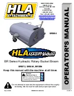 Предварительный просмотр 1 страницы HLA BR Series Operator'S Manual