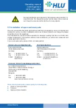 Предварительный просмотр 21 страницы HLU HF R 100-48 R Operating Manual