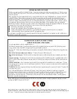 Preview for 3 page of HM Electronics DX100 Operating Instructions Manual