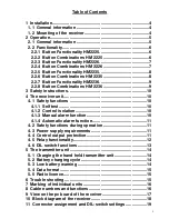 Preview for 3 page of HM-Funktechnik HM 2225 Installation And Operation Instruction Manual