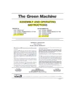 Предварительный просмотр 1 страницы HMC The Creen Machine 2300 Assembly And Operating Instructions Manual