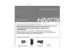 HMDX HX-P150 User Manual And Warranty Information preview