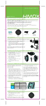 Preview for 1 page of HMDX HX-P310 User Manual And Warranty Information