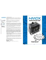 HMDX Sleep Station Plus IB-HXB320 Instruction Manual And  Warranty Information preview