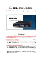 Предварительный просмотр 1 страницы HME HM-16D-DVR Instructions Manual