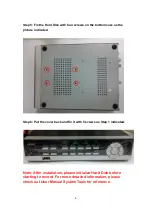 Предварительный просмотр 6 страницы HME HM-16D-DVR Instructions Manual