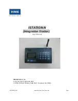 Preview for 1 page of HME ISTATION-N User Manual