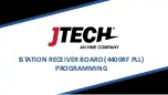 Preview for 1 page of HME JTECH ISTATION 4400RF PLL Programming Manual